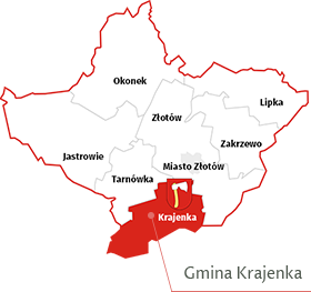 Mapa Powiatu Złotowskiego